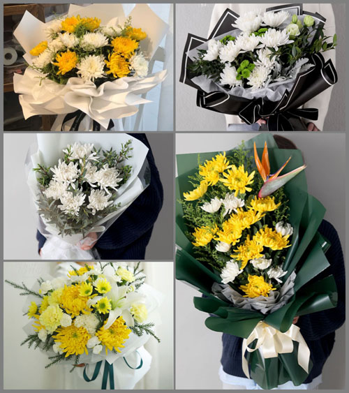 重庆黔江区中塘乡白事花束代送